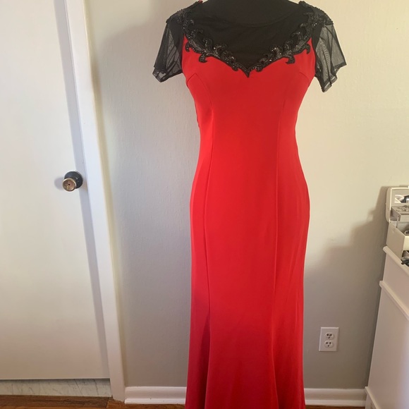 Formal Red Dress - Picture 2 of 2